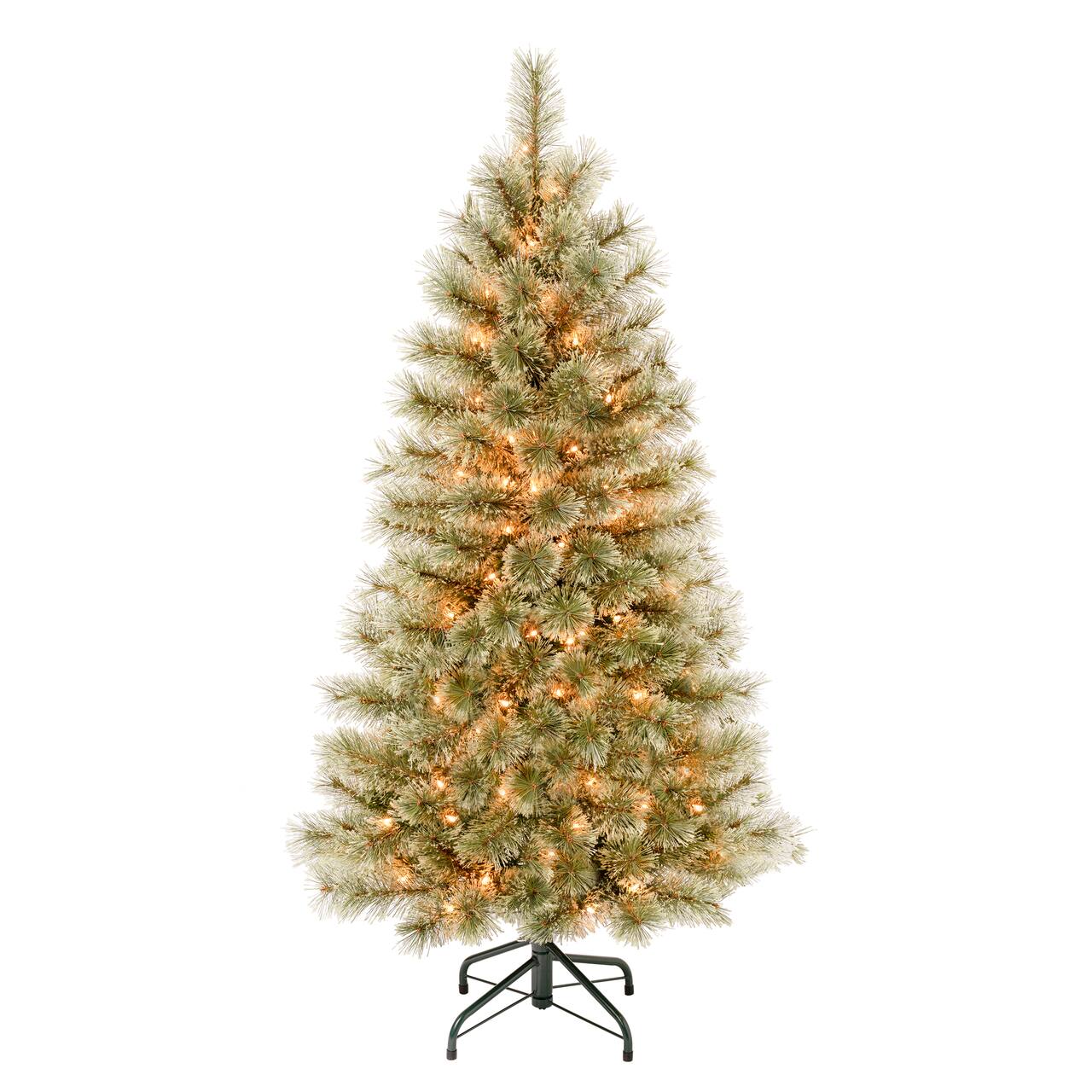 4.5ft. Pre-Lit Arcadia Cashmere Pine Artificial Christmas Tree, Clear Lights